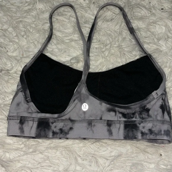 Gray tie dye lululemon legging & sports bra set - Picture 4 of 8